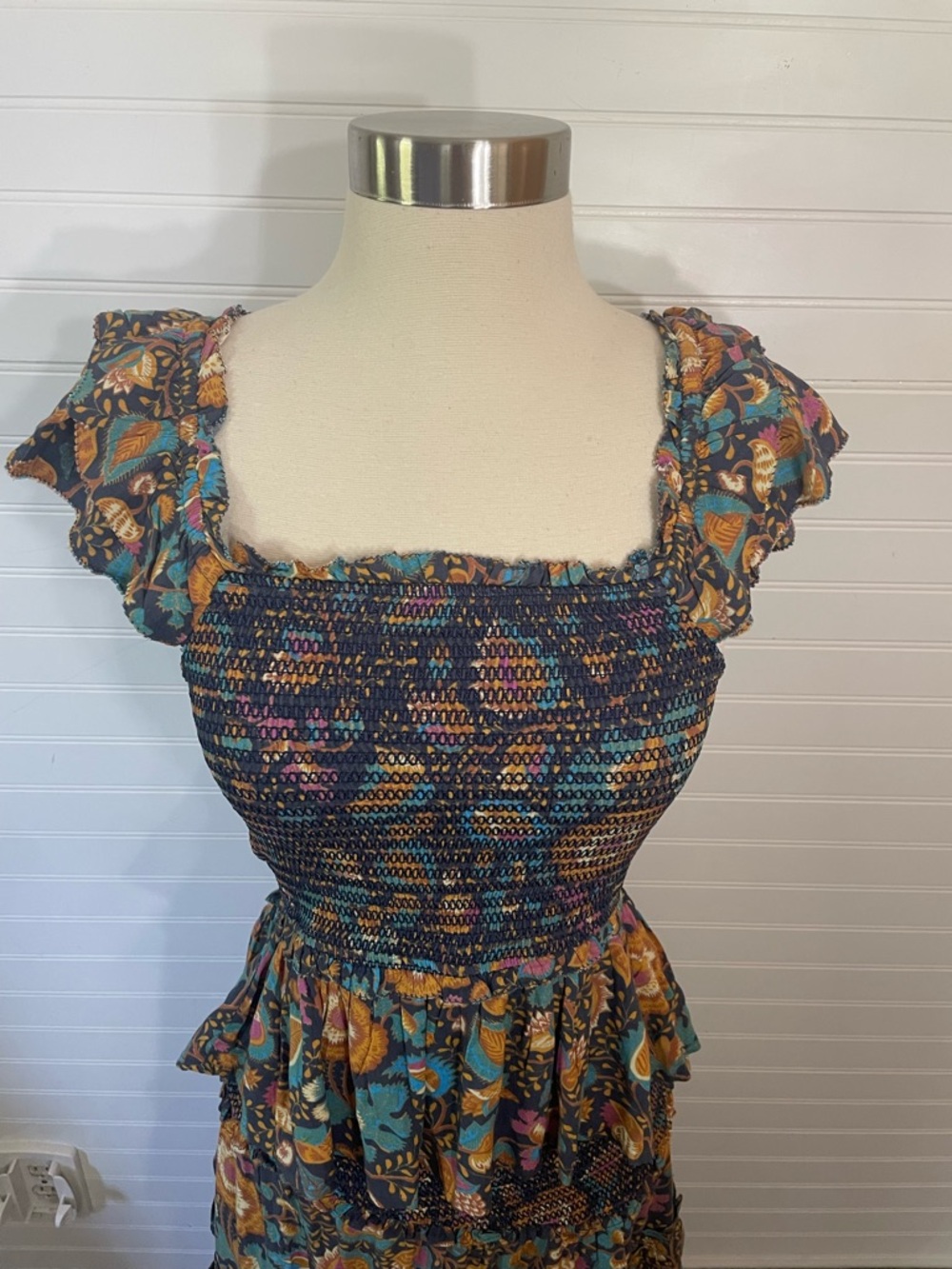 House Of Harlow 1960 Boho Floral Multicolor Top Maxi Skirt Set NEW Size XSmall - Picture 4 of 11